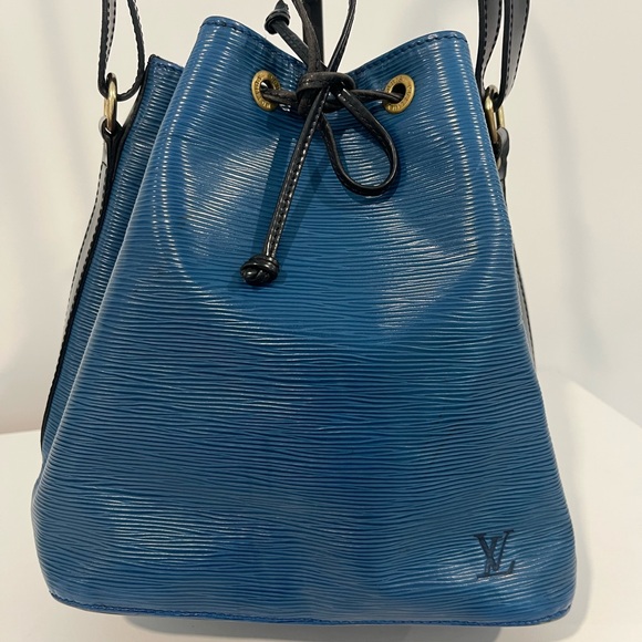 Louis Vuitton Epi Blue/Navy Bucket Bag - Picture 3 of 7